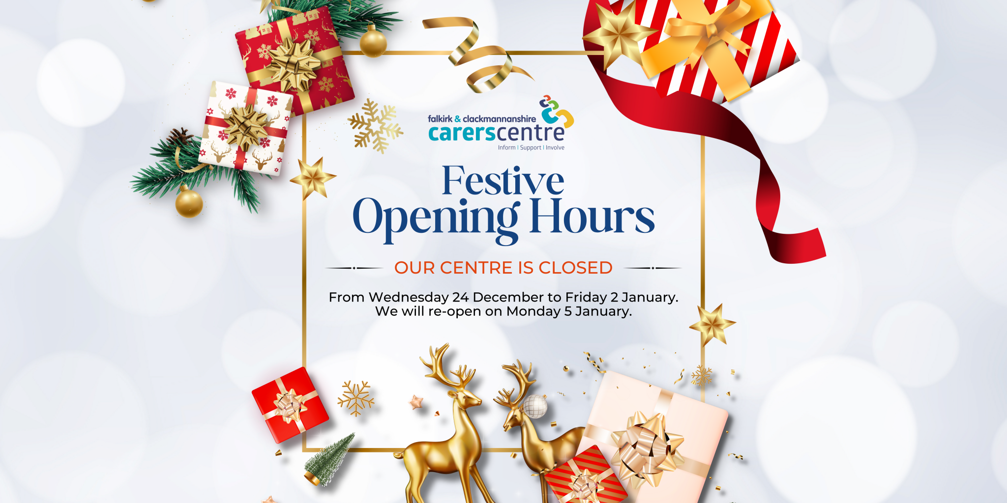 Festive Opening Hours and Support Services - Falkirk & Clackmannanshire ...