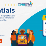 Carer Essential session is on 4th March from 12.30 to 2 pm