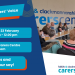 Invitation to carers voice on 23rd Feb from 10 am