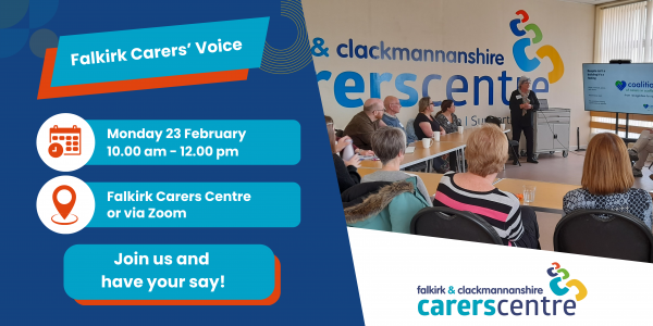 Invitation to carers voice on 23rd Feb from 10 am