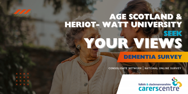 invitation to national online survey carried out by Heriot-Watt university in partnership with Age Scotland and the University of Strathclyde.