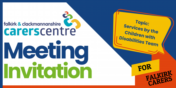 invitation to consultation by Children with Disabilities Team on Friday 24th April