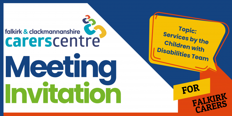 invitation to consultation by Children with Disabilities Team on Friday 24th April