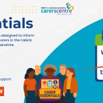invitation to carers essentials session on 6th May