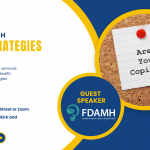 invitation to mental health session about coping strategies and support by FDAMH