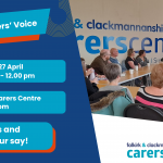 invitation to Falkirk Carers' Voice on 27th April
