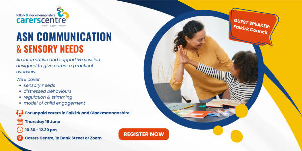 invitation to talk about sensory and communication needs of children with ASN