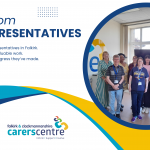 an image of the carer representatives and invitation to read the article about them and their updates