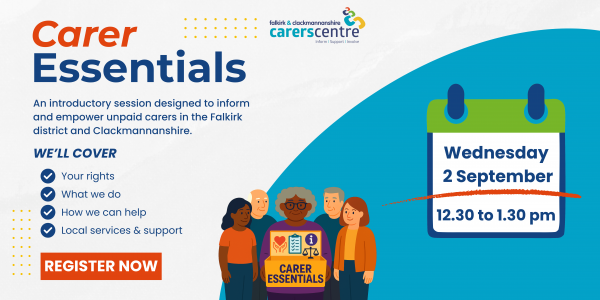 invitation to carers essentials in september