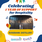celebrating rosebank distillery for supporting unpaid carers