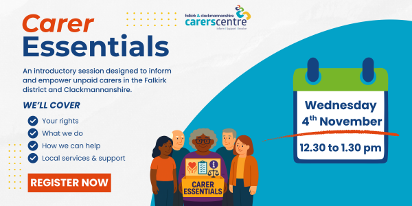 invitation to carer essentials in November